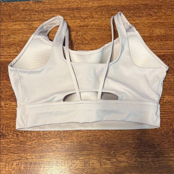 Beige Seamless Sports Bra - Picture 2 of 2